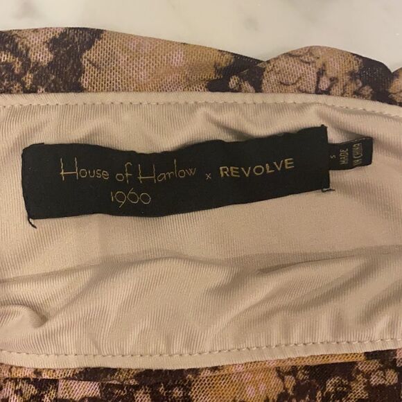 House of Harlow 1960 Flora Top in Python Multi - Picture 6 of 10